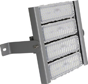 LEDモジュールを複数段に配置したブラケット付き照明